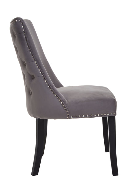 Kensi Townhouse Dark Grey Dining Chair