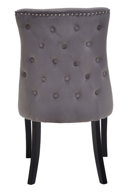 Kensi Townhouse Dark Grey Dining Chair