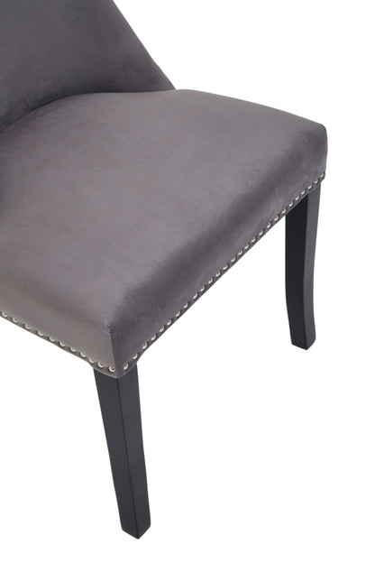 Kensi Townhouse Dark Grey Dining Chair