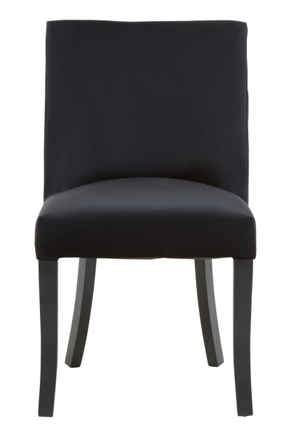 South Kensi Townhouse Black Velvet Dining Chair