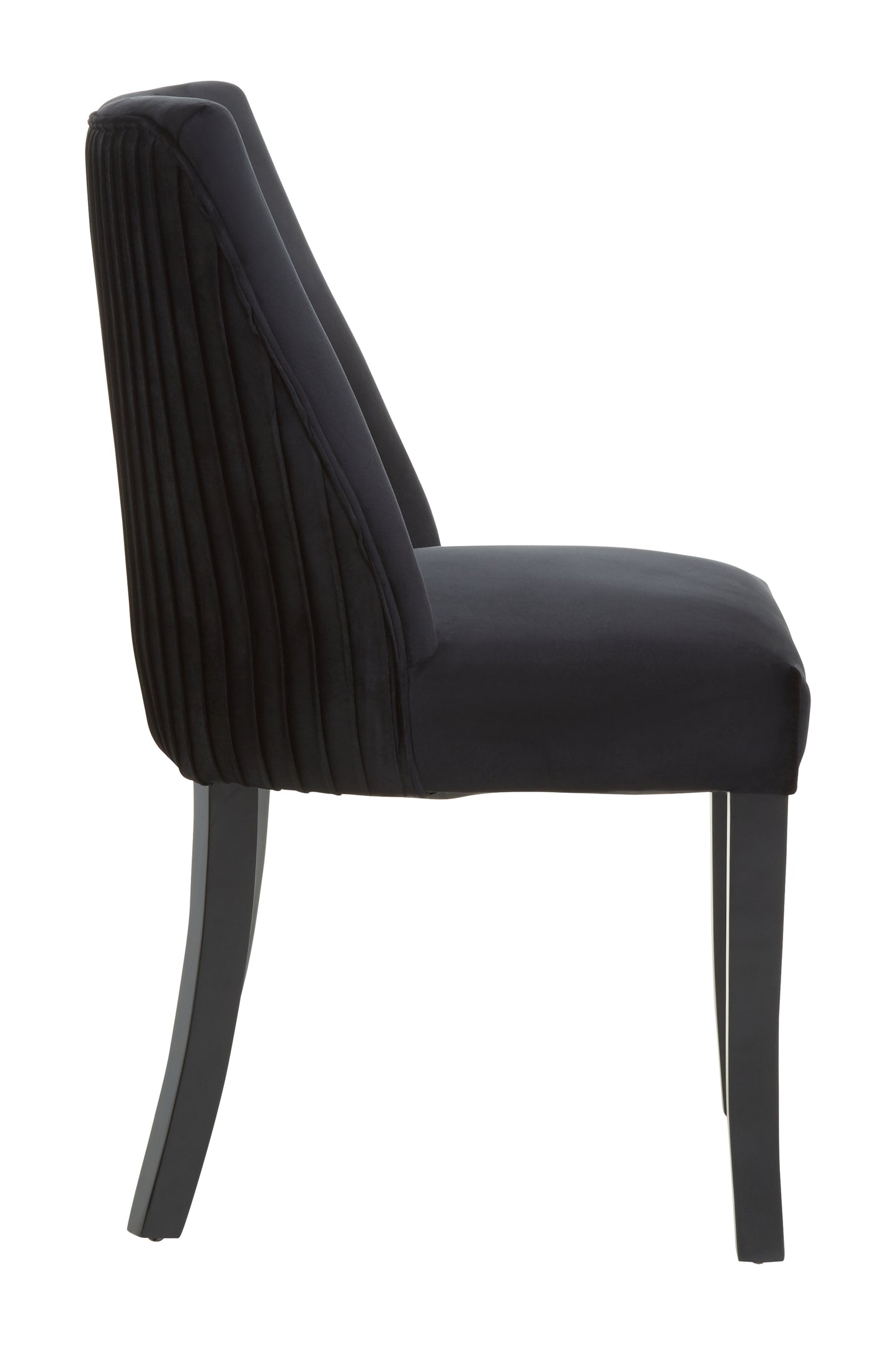 South Kensi Townhouse Black Velvet Dining Chair