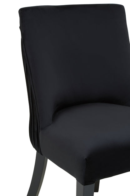 South Kensi Townhouse Black Velvet Dining Chair