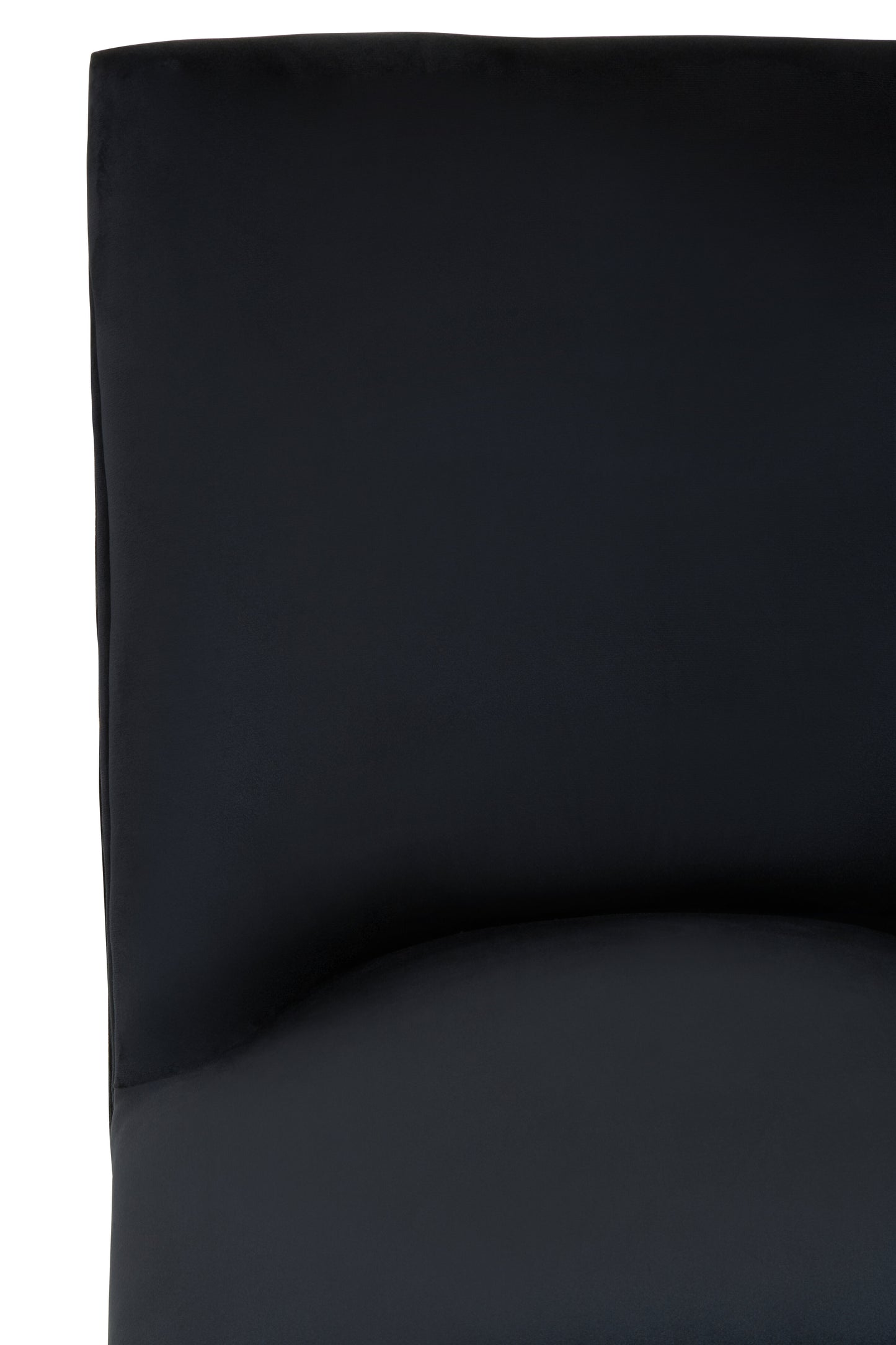 South Kensi Townhouse Black Velvet Dining Chair