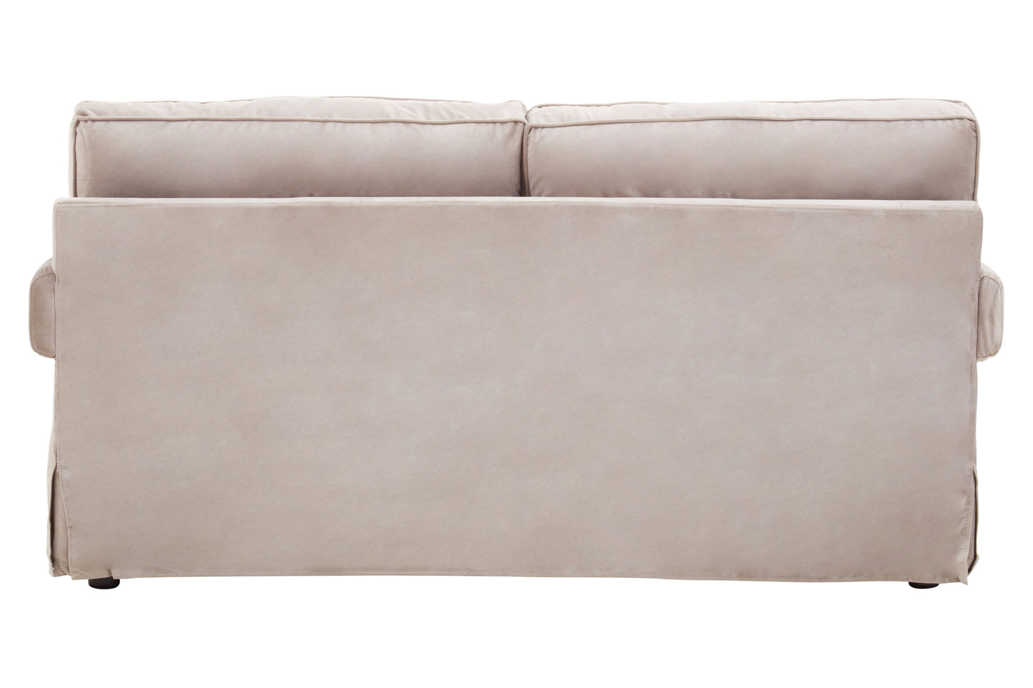 Ral Two Seat Mink Velvet Sofa