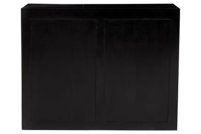 Sarta Four Drawer Black Mango Wooden Chest