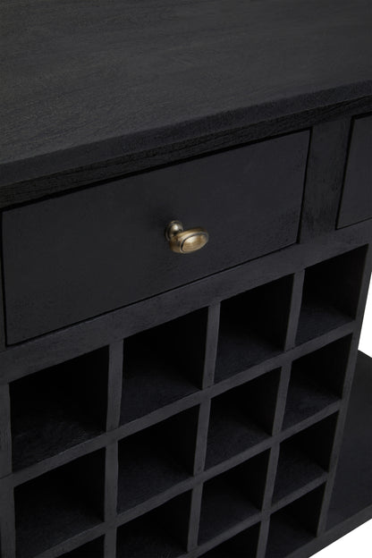 Fusi Wine Bottle Storage Console Table