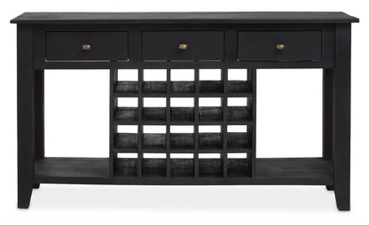 Fusi Wine Bottle Storage Console Table