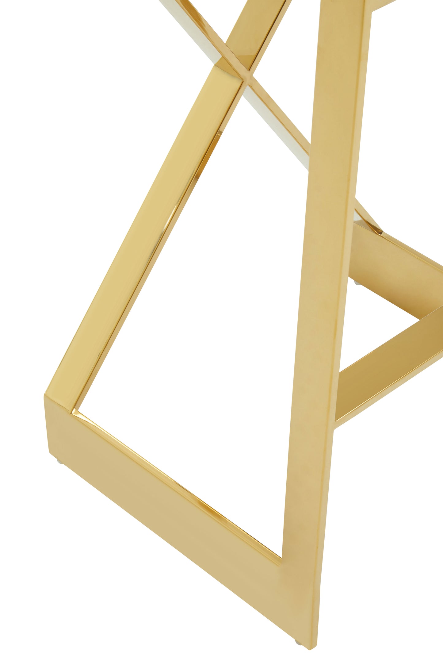 Azali Black And Gold Finish Bar Stool