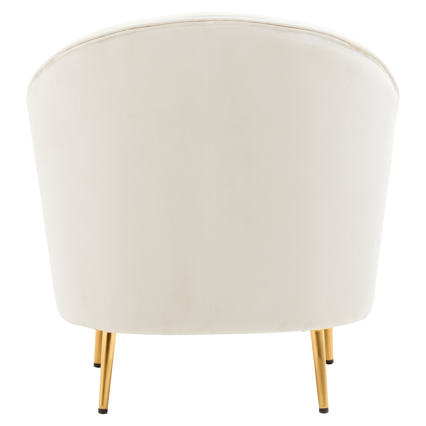 Jasmeen Beige Velvet Armchair