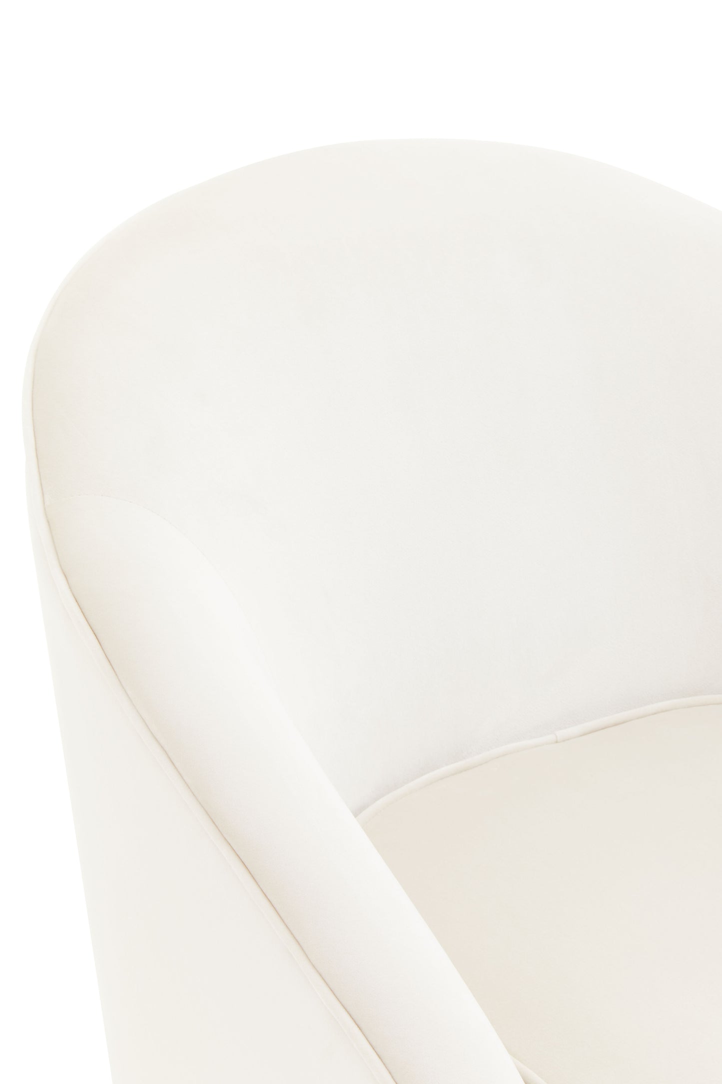 Jasmeen Beige Velvet Armchair