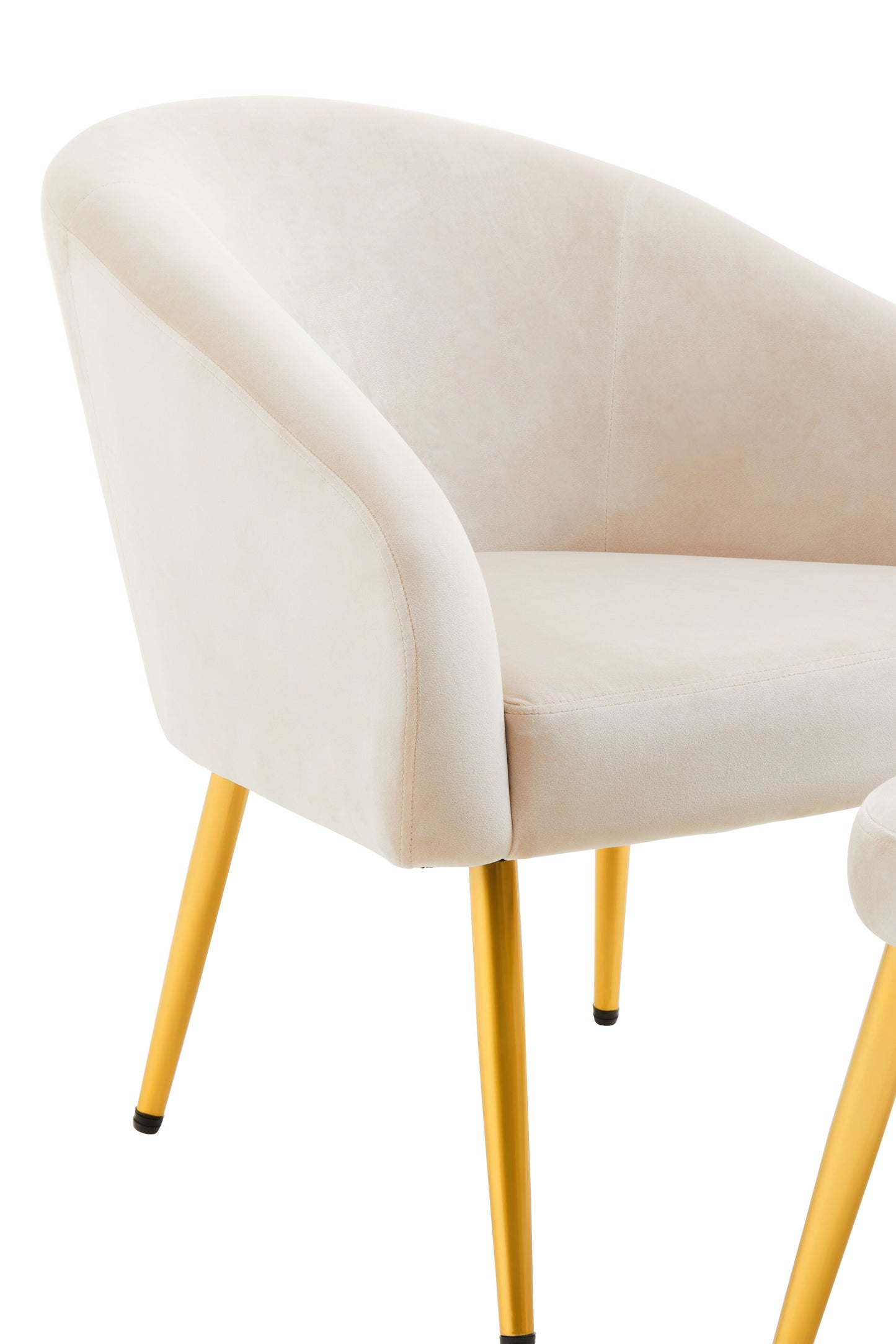 Jasmeen Beige Chair And Footstool