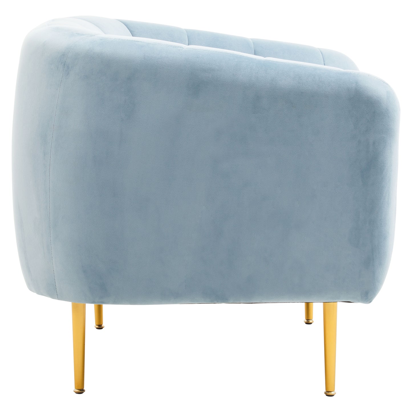 Jasmeen Blue Velvet Armchair