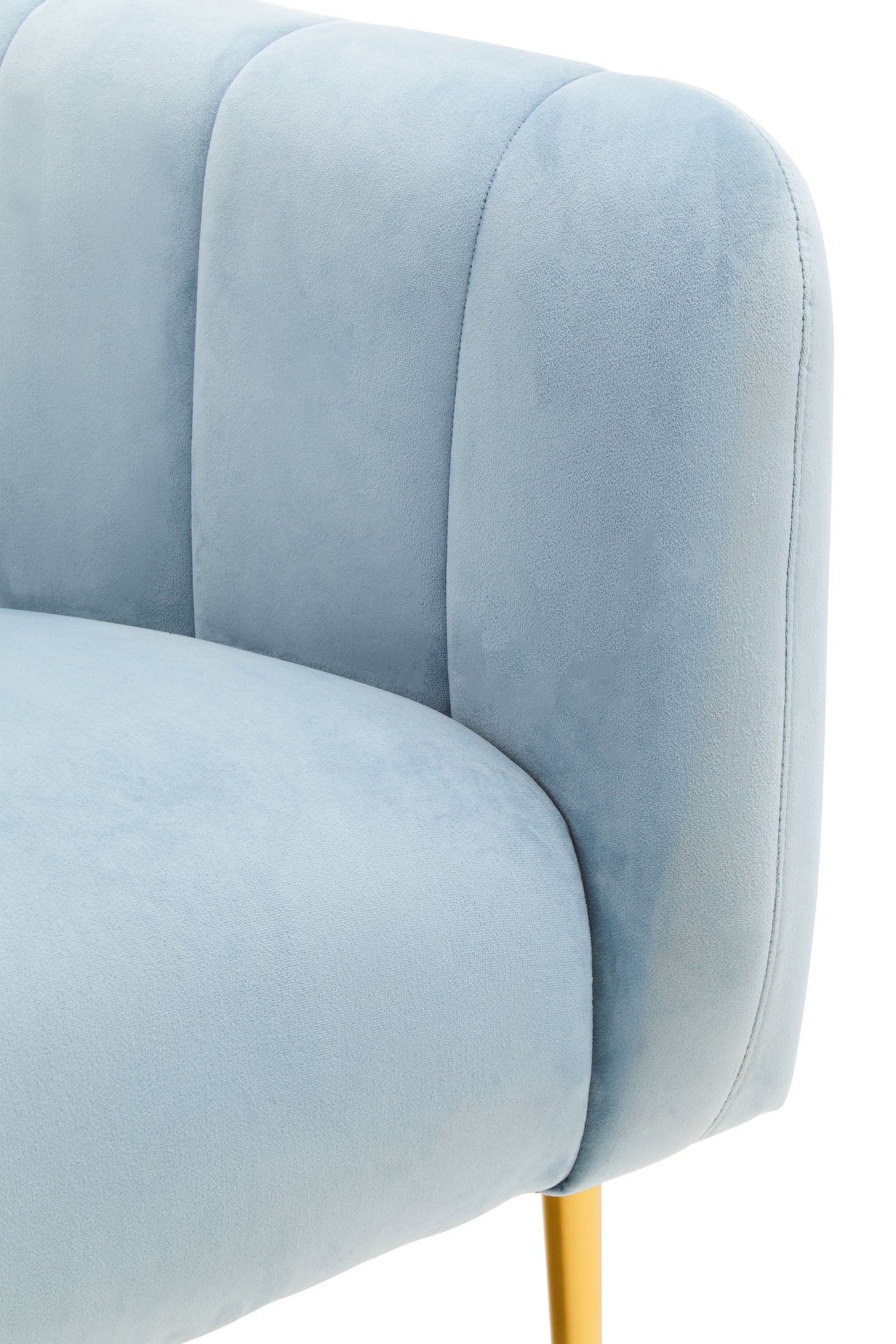 Jasmeen Blue Velvet Armchair