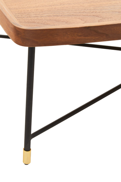 Dohat Coffee Table With Cross Legs