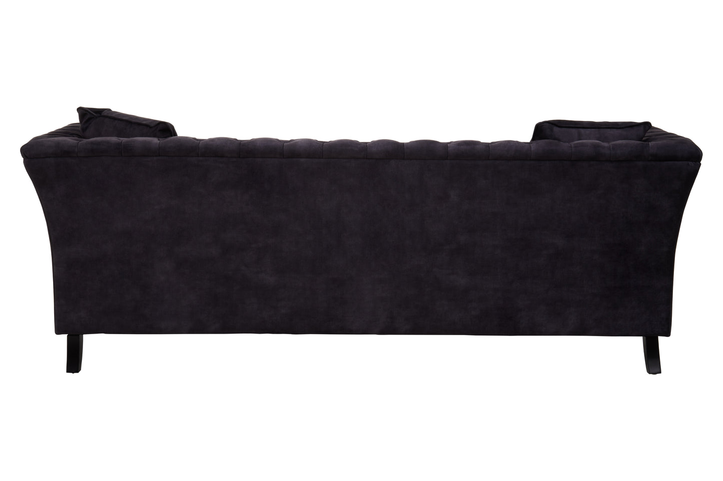 Sabina Three Seat Grey Velvet Sofa