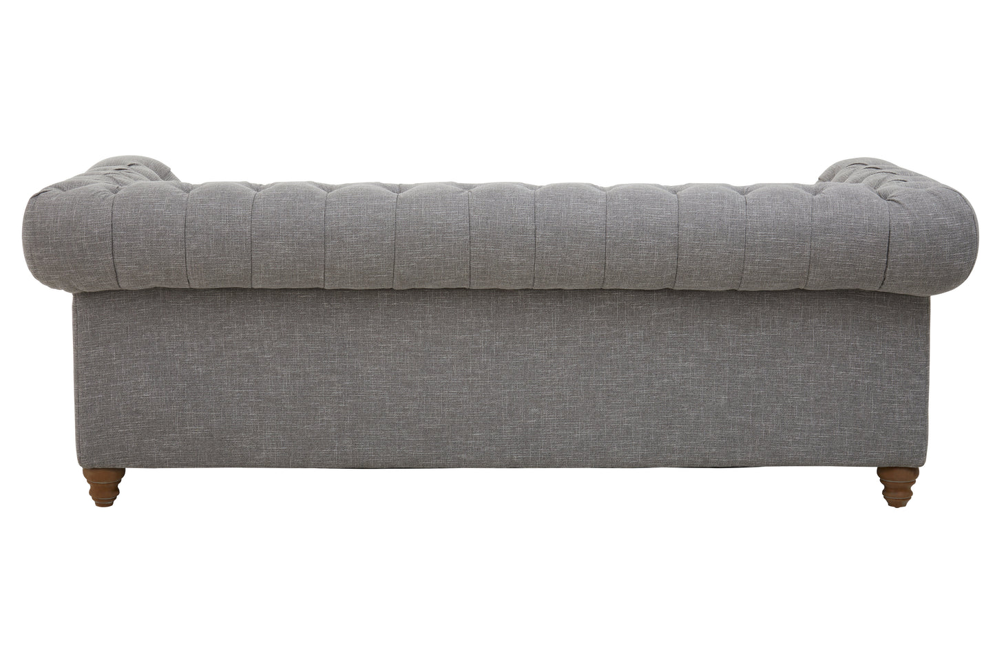 Steller Three Seat Grey Linen Sofa