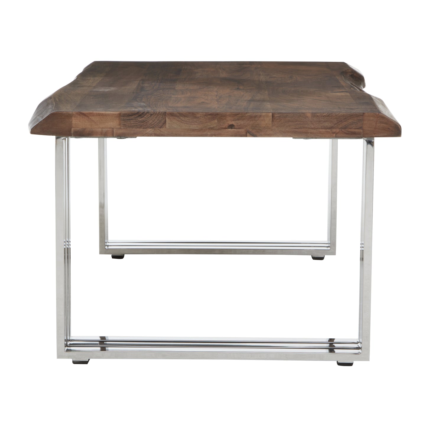 Hample Natural And Silver Coffee Table