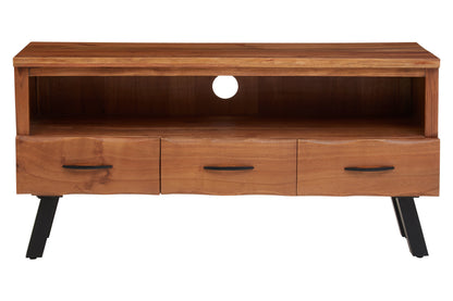 Nashi 3 Drawer Acacia Media Unit