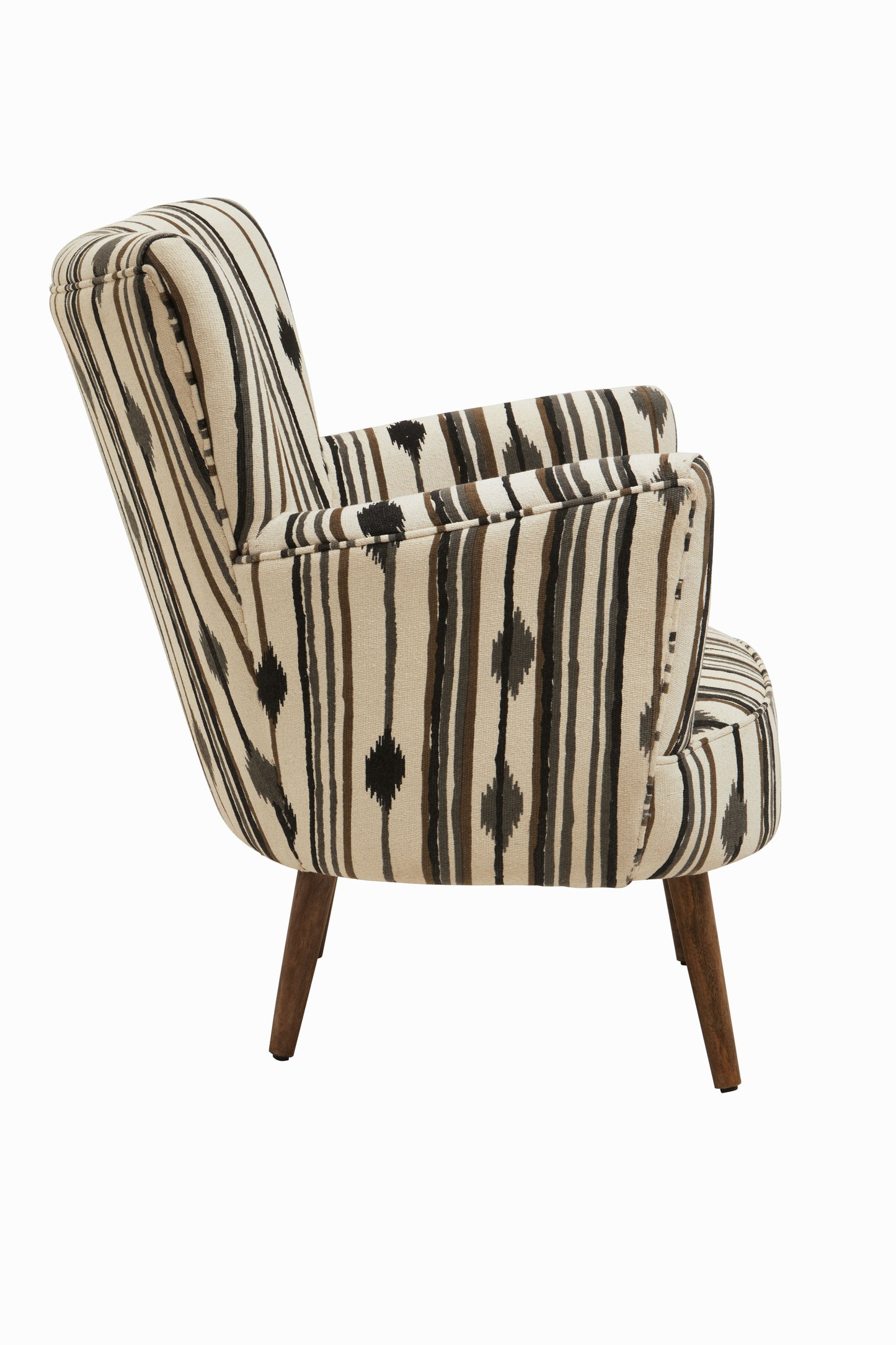 Cefe Armchair With Flared Arms