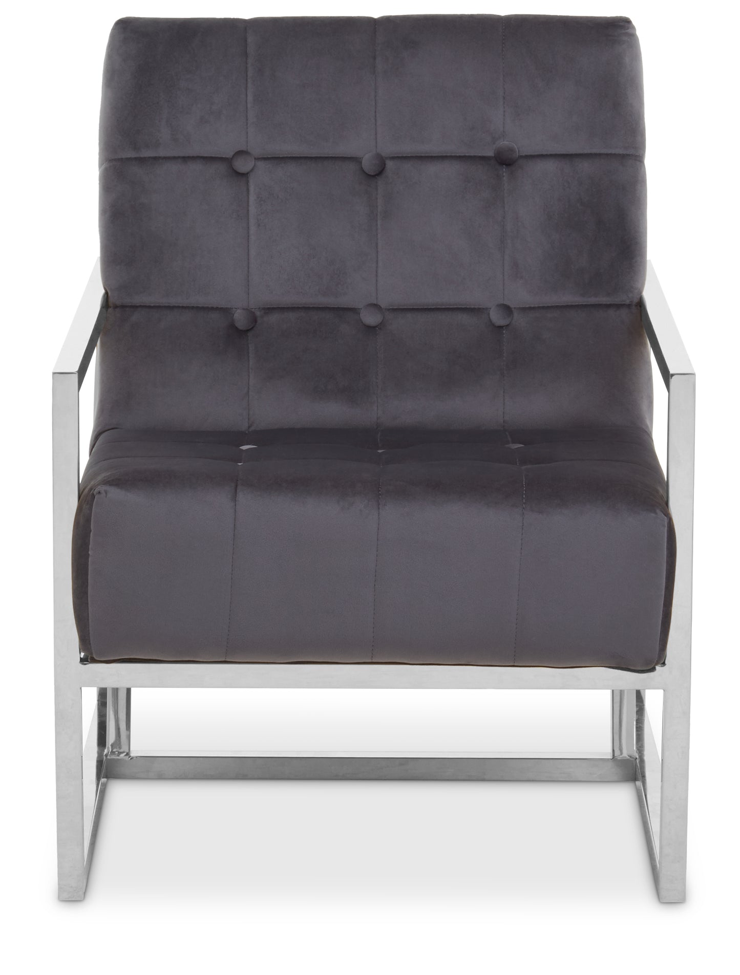 Lana Grey Velvet Chair