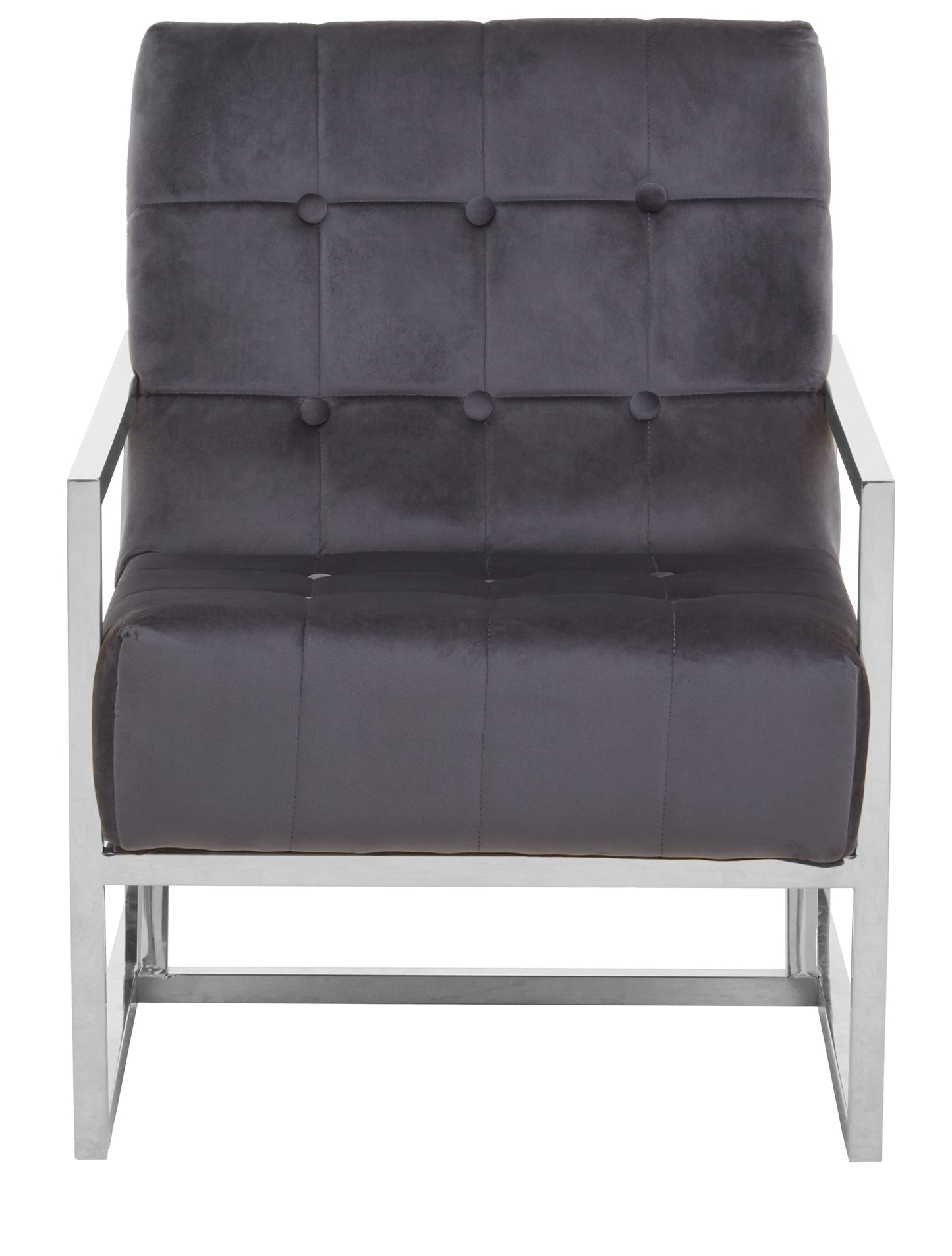 Lana Grey Velvet Chair