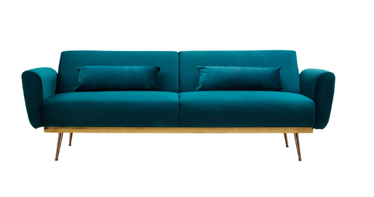 Hatten Green Velvet Sofa Bed