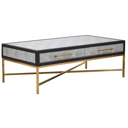 Cadis Grey Shagreen Coffee Table