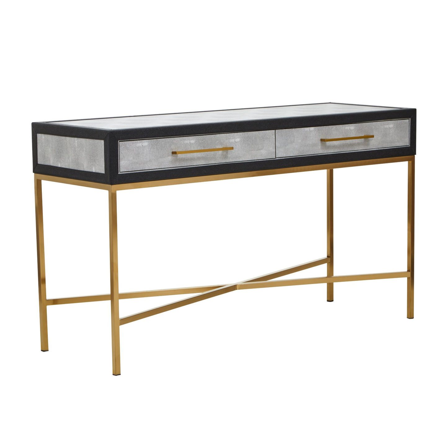 Cadis Grey Shagreen Console Table