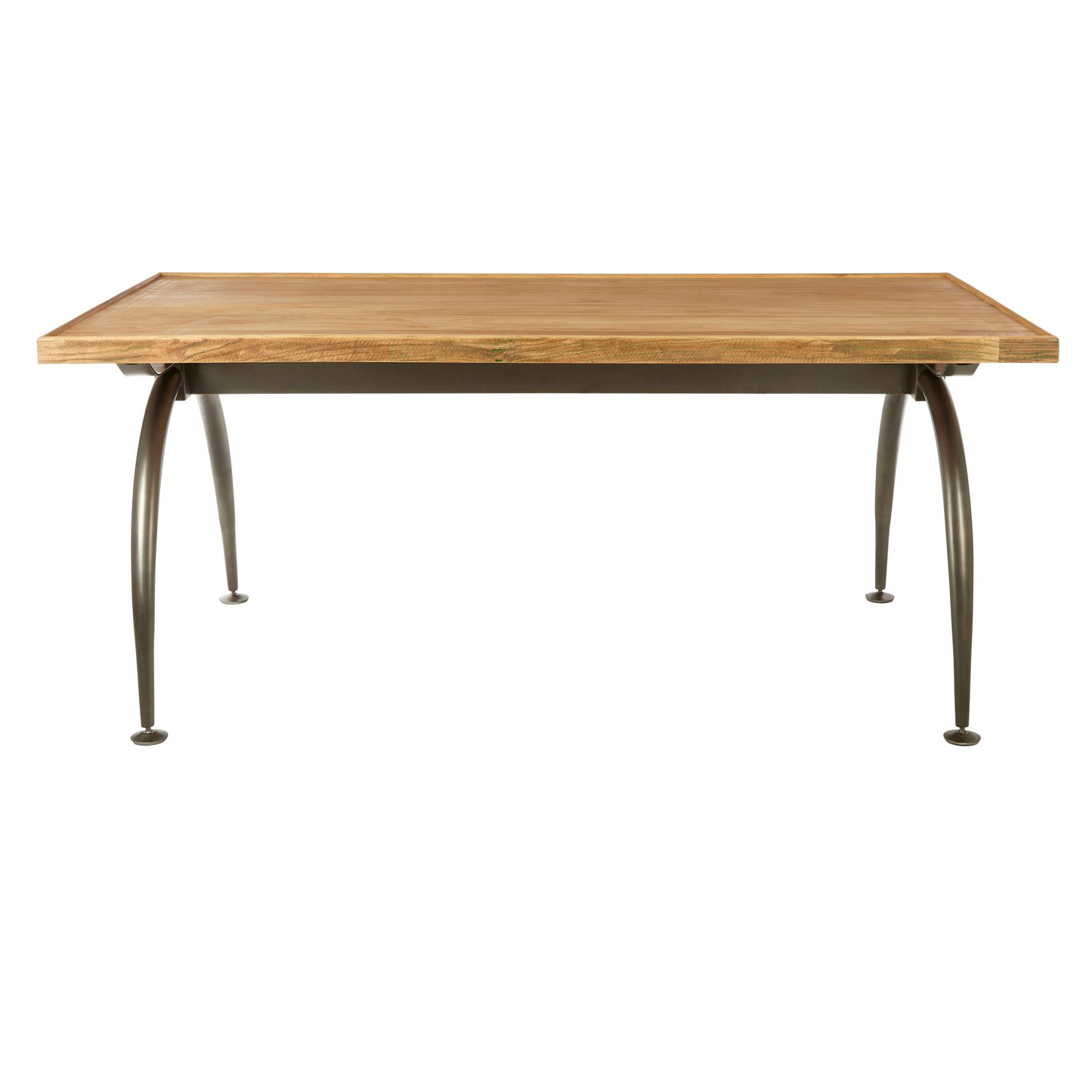 Foundry Dining Table With Elm Wood Top