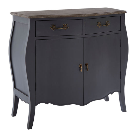 Lore 2 Door Dark Grey Sideboard