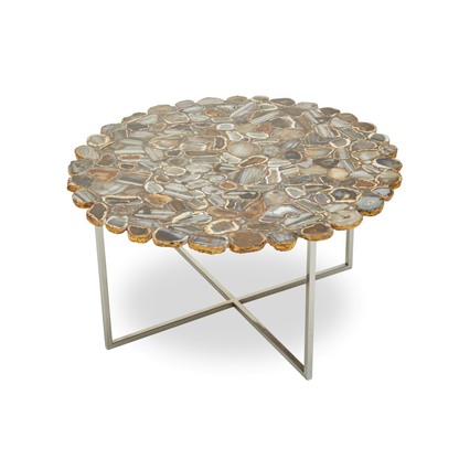 Rabia Coffee Table With Cross Base