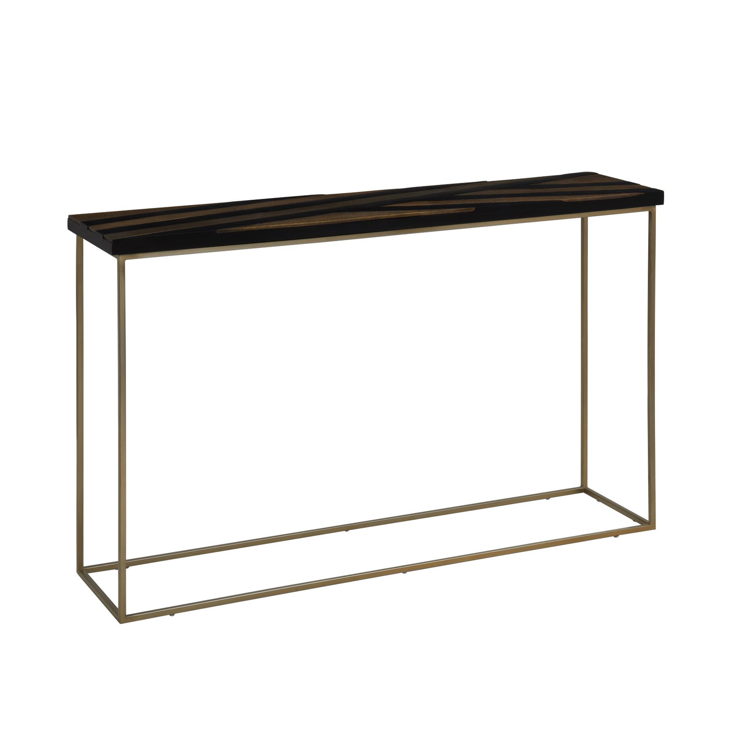 Iris Black And Gold Console Table