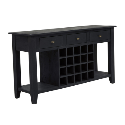 Fusi Wine Bottle Storage Console Table