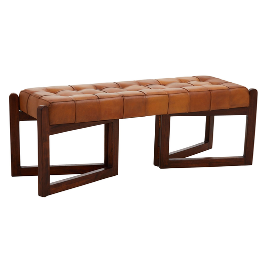 Inka Bench With Wooden Base