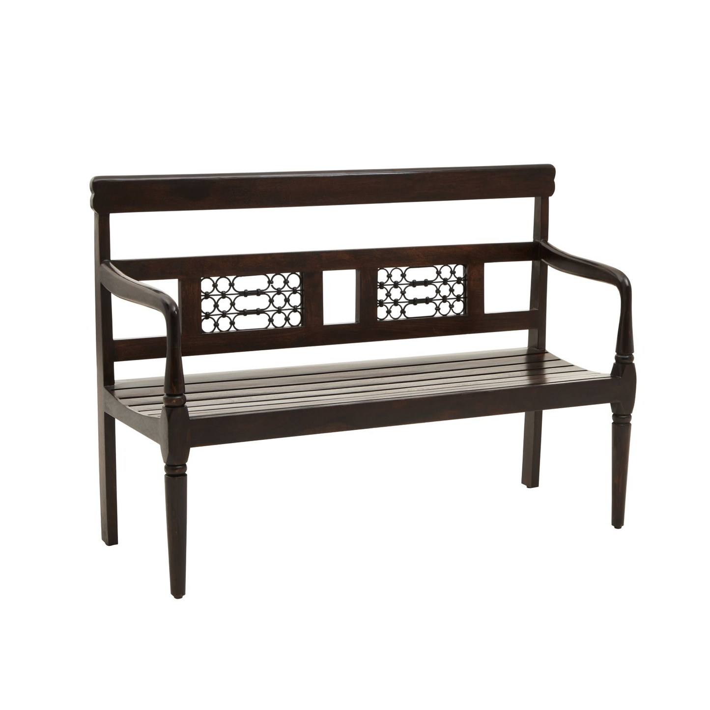 Sirina Dark Sheesham Wood Bench