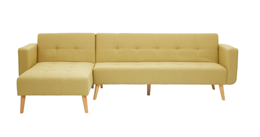 Hansal Hagen Olive Large Corner Sofa Bed