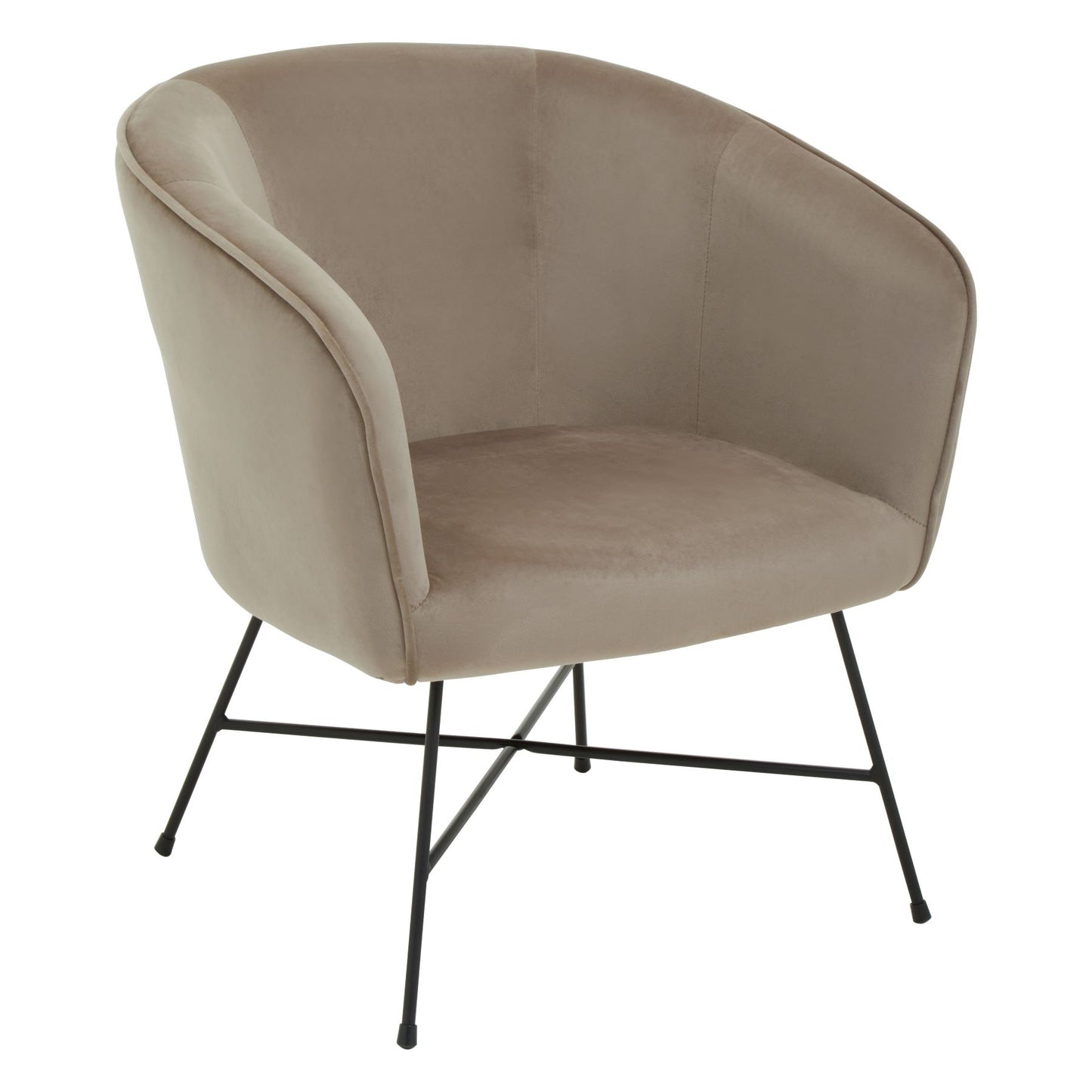 holm Mink Velvet Chair