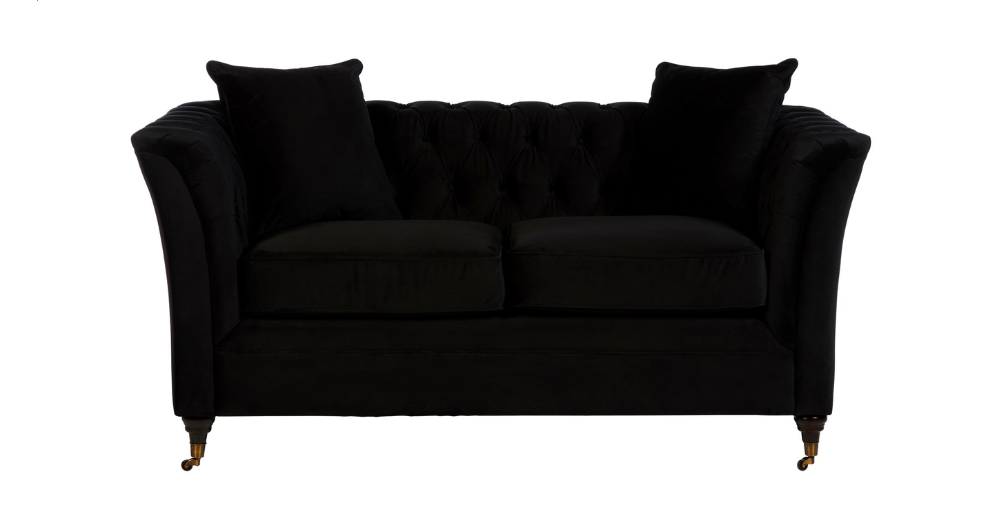 Sabina 2 Seat Onyx Sofa