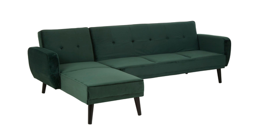 Sereni 3 Seat Green Sofa Bed