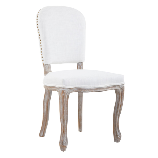 Kensi Townhouse White Winged Dining Chair