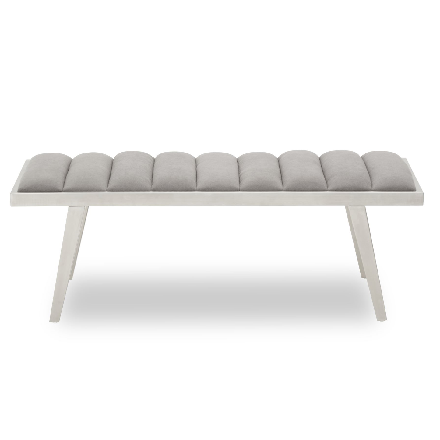 Gildi Grey Bench With Splayed Legs