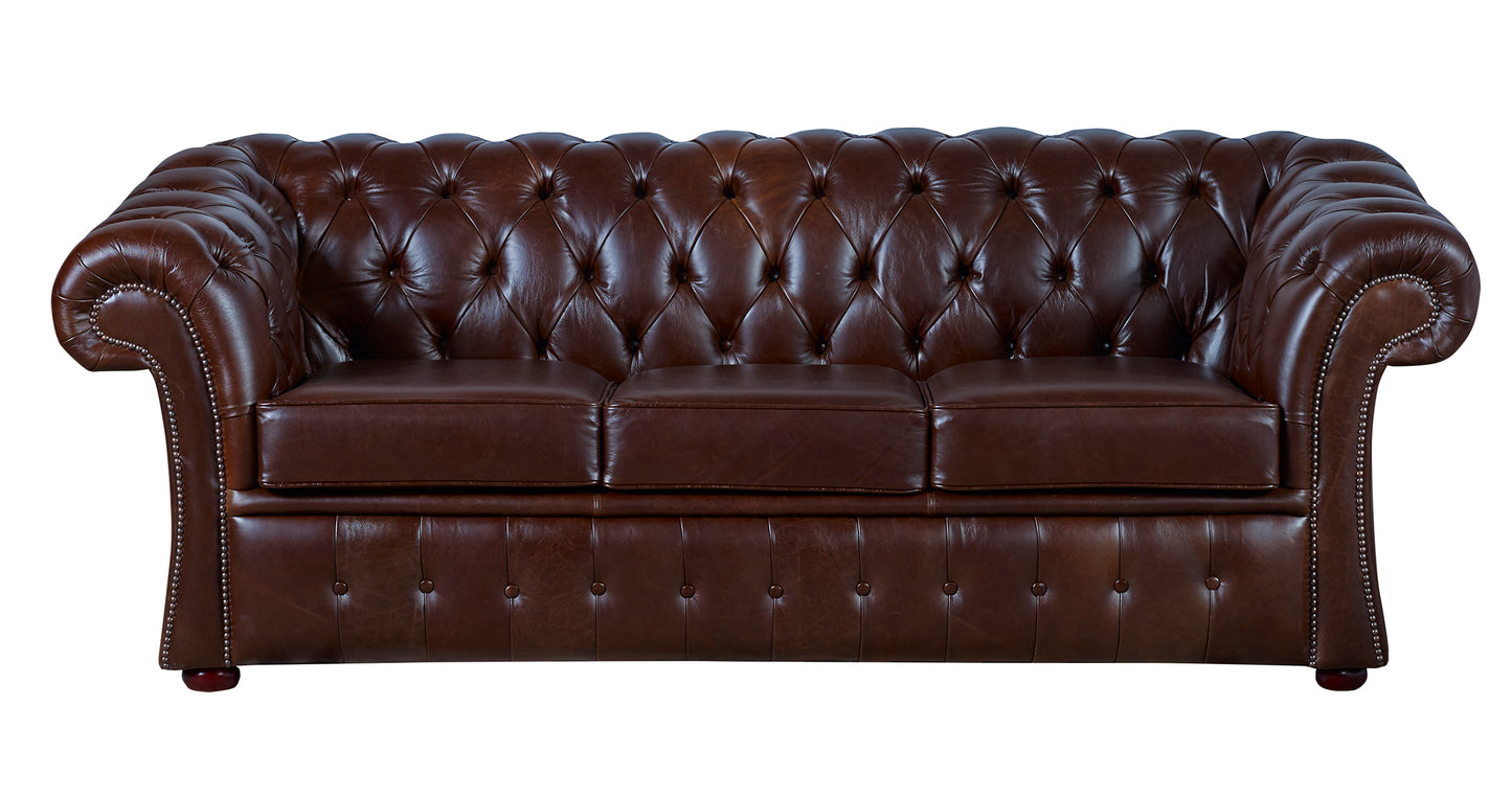 Gladstone Leather 2 Seater Sofa