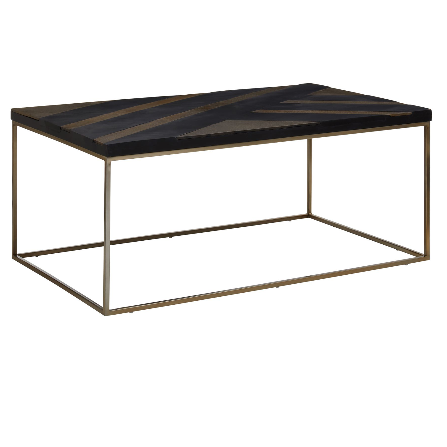 Iris Black And Gold Coffee Table