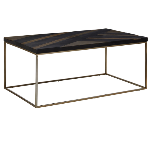 Iris Black And Gold Coffee Table